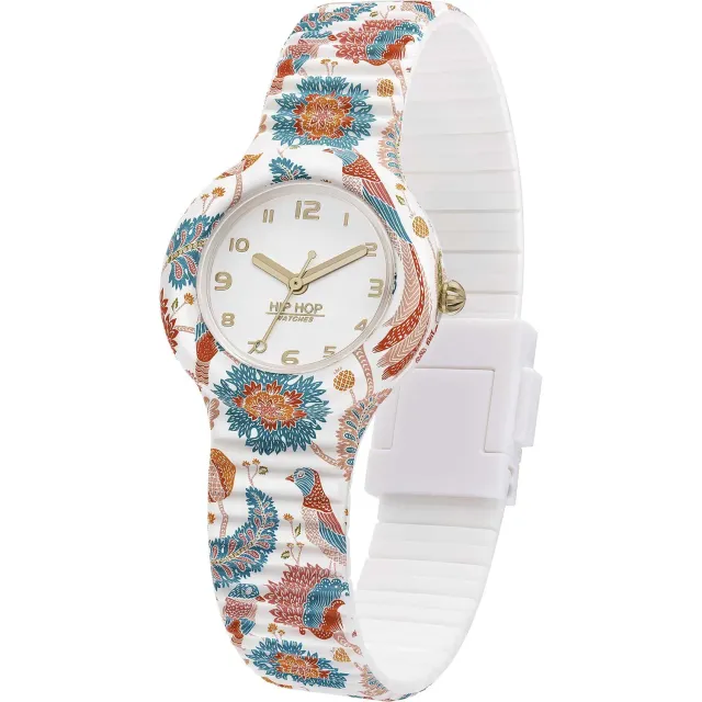 Hip Hop Crochet HWU1086 orologio donna multicolore silicone
