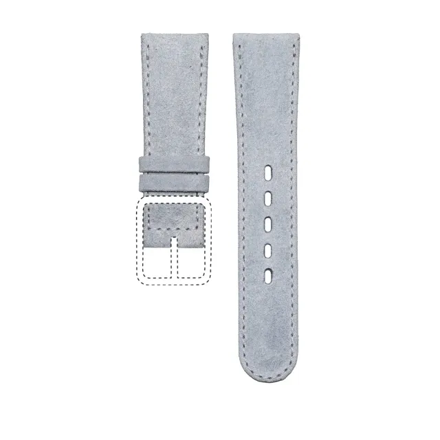 Ressence TYPE 9 cinturino pelle grigia 20-18mm Regular
