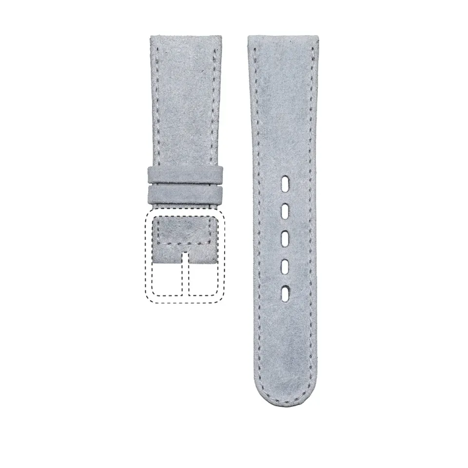 Ressence TYPE 9 cinturino pelle grigia 20-18mm Regular