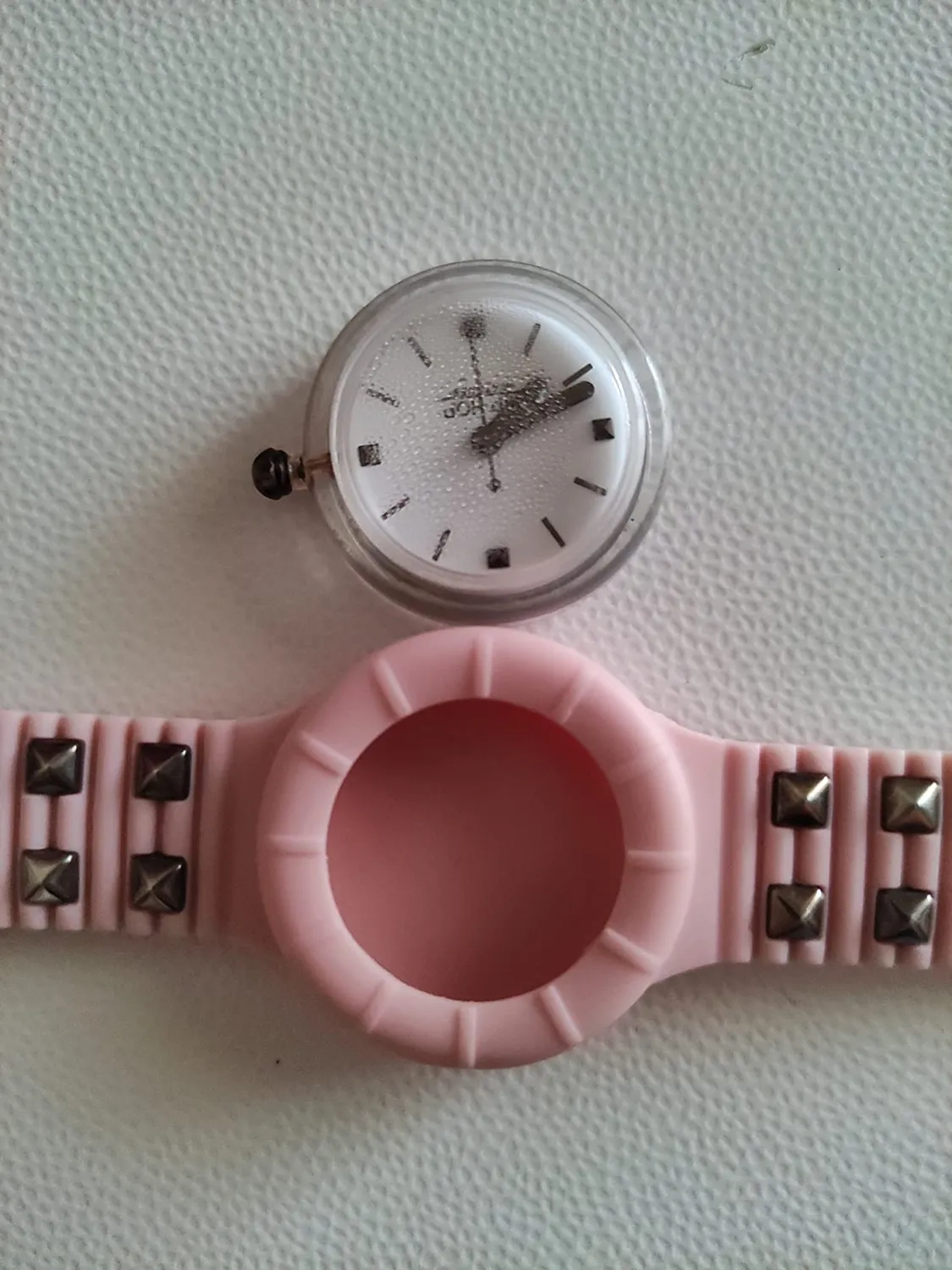 Hip Hop Solo Tempo Punk Lady HWU0802 orologio donna rosa