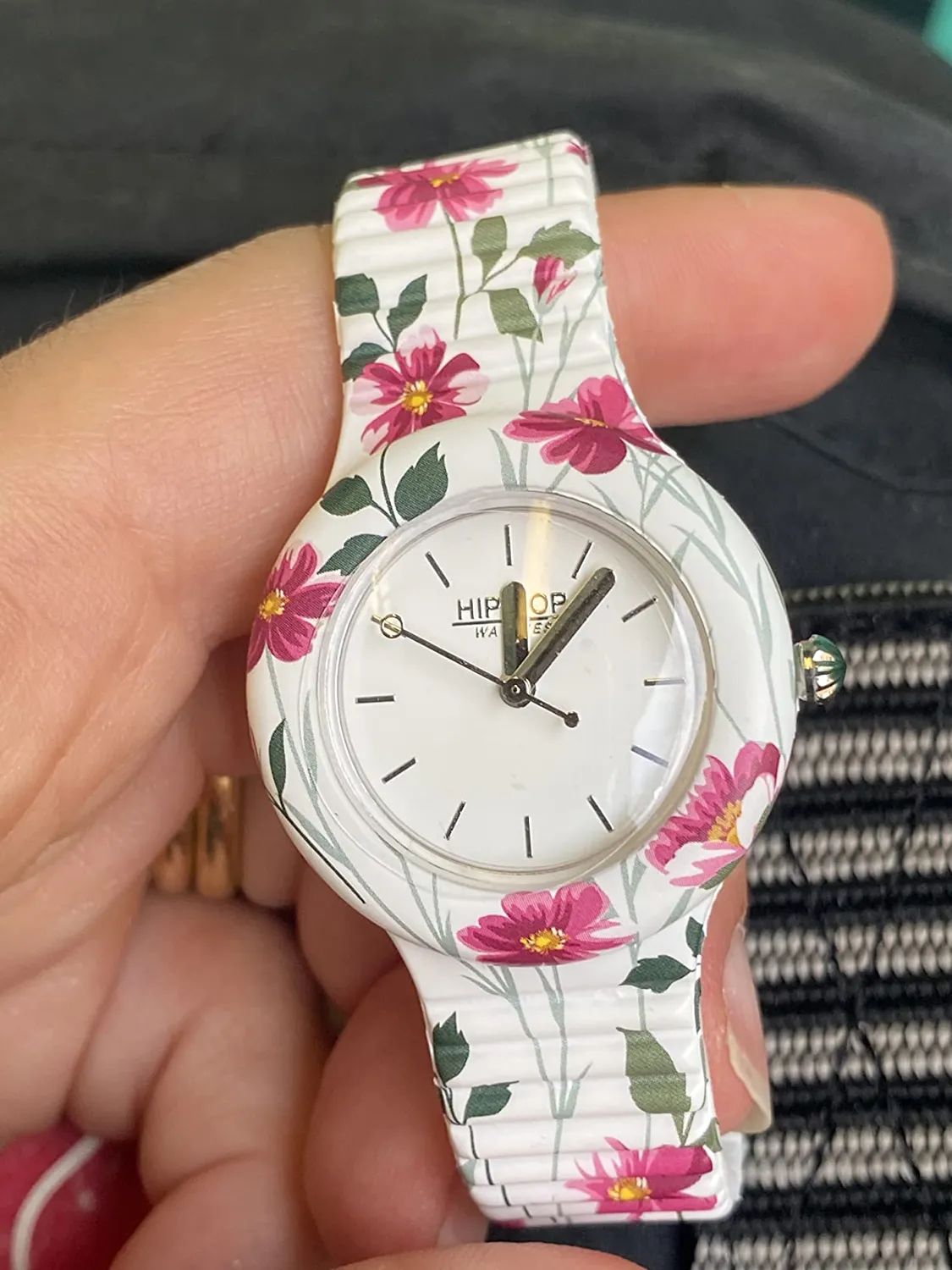 Hip Hop Spring Fever Wild Flower orologio donna silicone multicolor