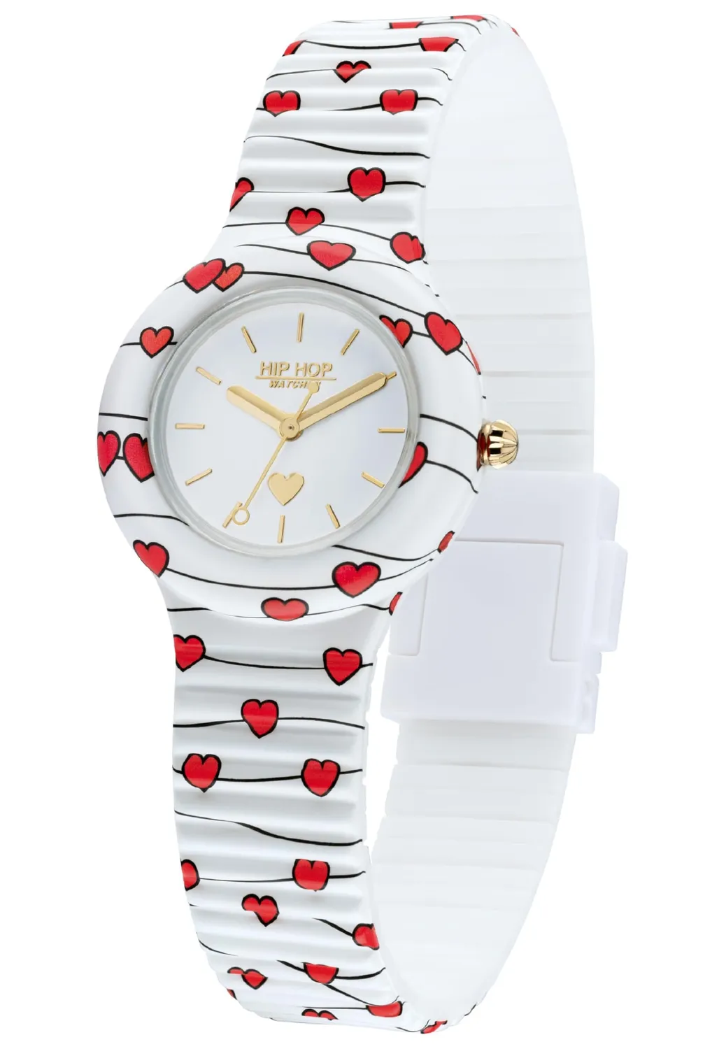 Hip Hop Hero 32 orologio donna silicone stampato 32 mm
