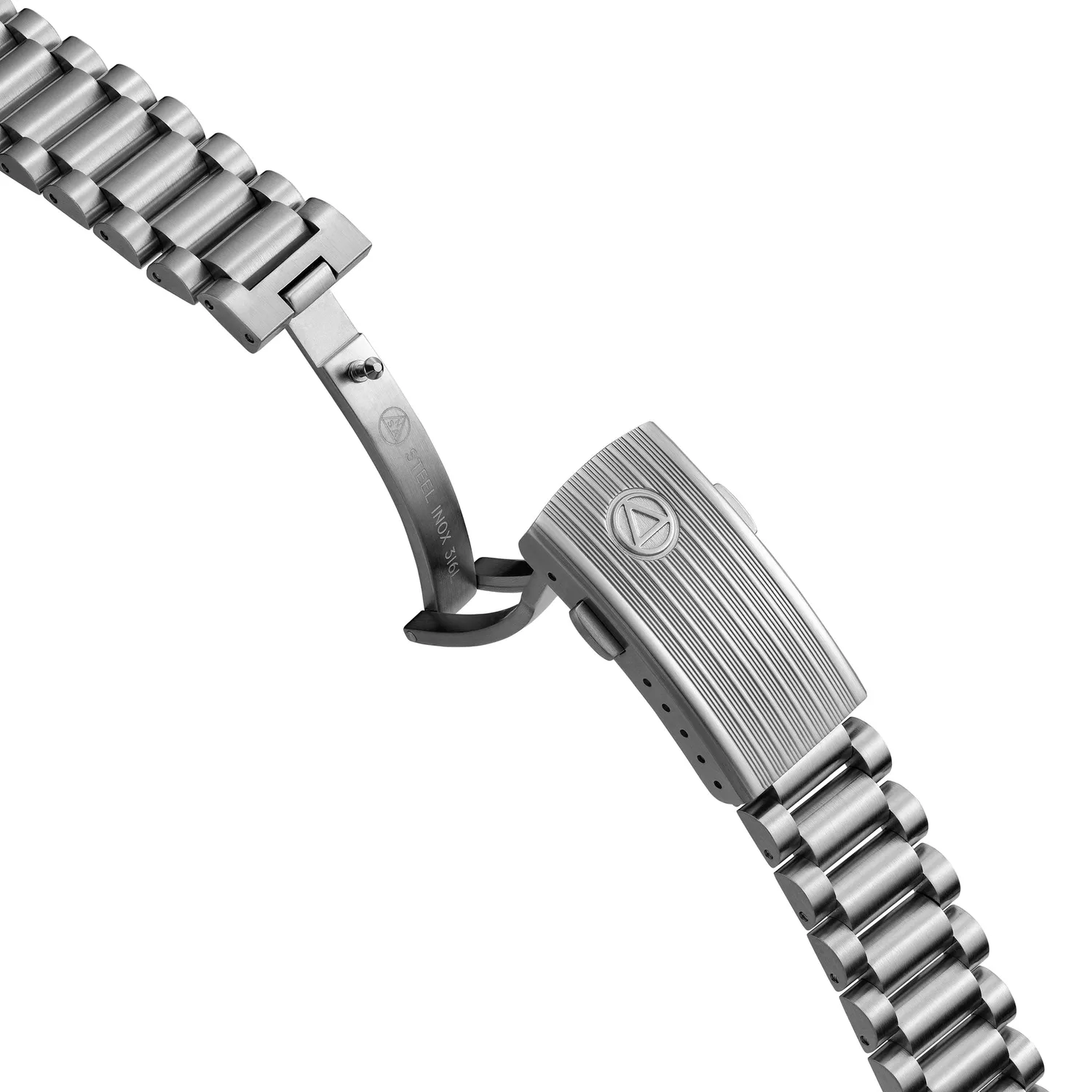H.G.P. NSA 844 bracciale acciaio 20 mm spazzolato