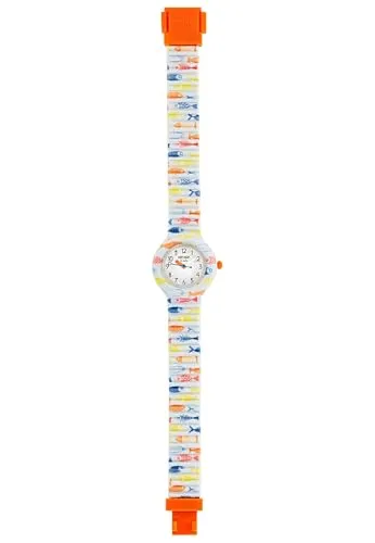 Hip Hop Kids Fun HWU1159 orologio bambino bianco tessuto