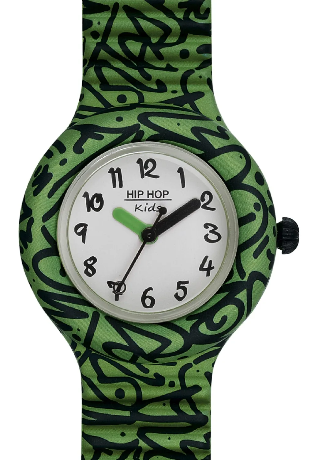 Hip Hop Kids Fun orologio bambina silicone verde tie dye