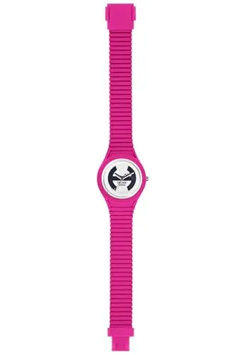 Hip Hop Solare orologio donna fucsia silicone 34mm