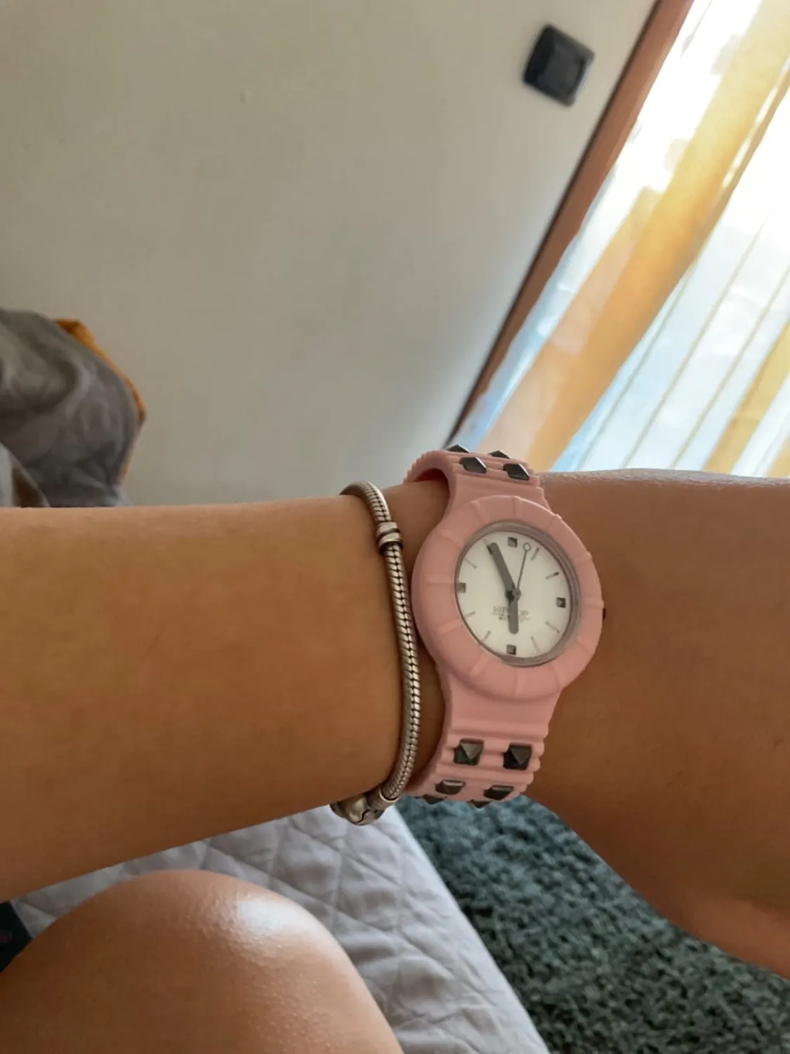 Hip Hop Solo Tempo Punk Lady HWU0802 orologio donna rosa