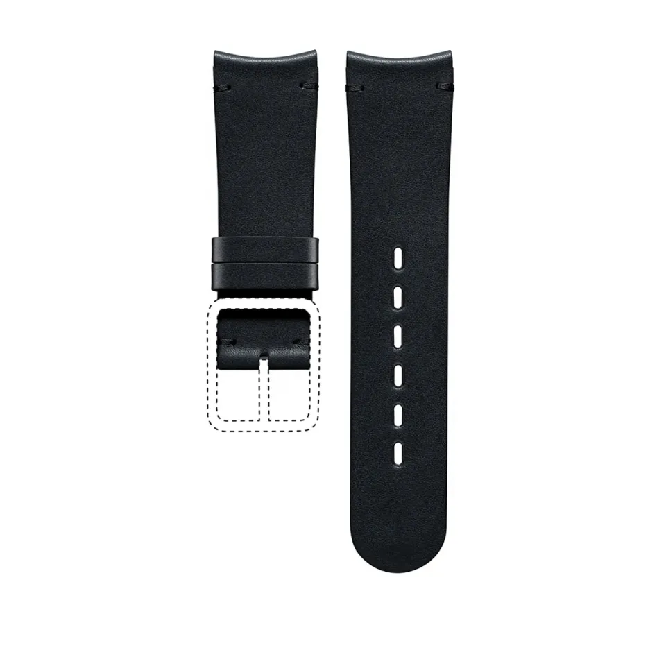 Ressence TYPE 5 cinturino pelle nera liscia