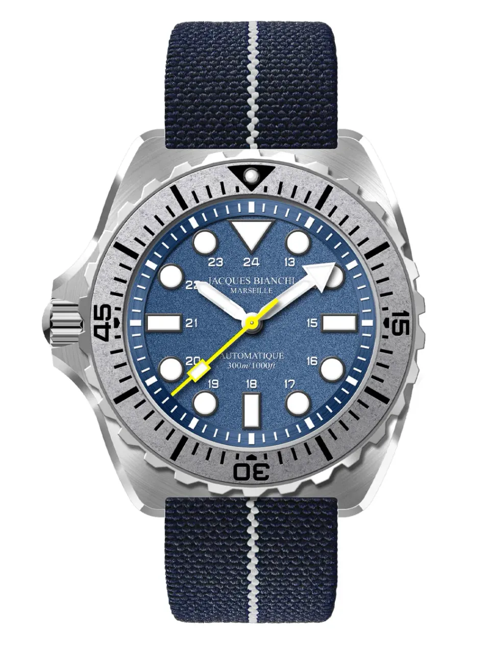 Jacques Bianchi JB300 Indigo Maris orologio sub titanio
