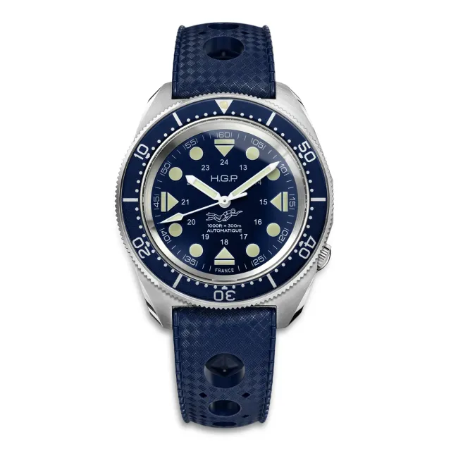 H.G.P. Diver 300M Automatic Commando orologio diver blu acciaio