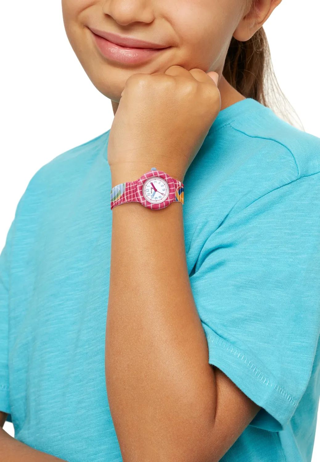 Hip Hop Kids Fun HWU1219 orologio bambina rosa blu