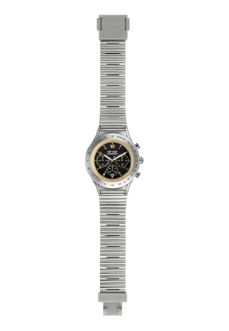 Hip Hop X Man HWU0731 orologio uomo alluminio crono beige