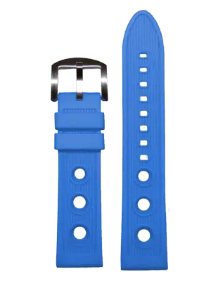 Ritmo Mundo 9221R cinturino gomma blu 23mm