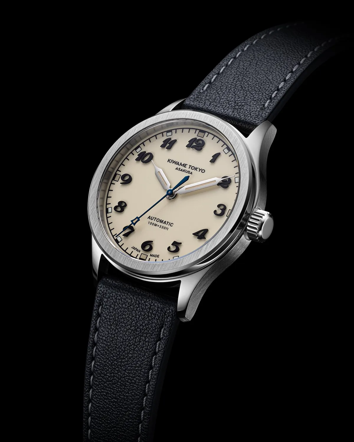 Kiwame Tokyo Kurotsuki Usuki orologio da polso beige