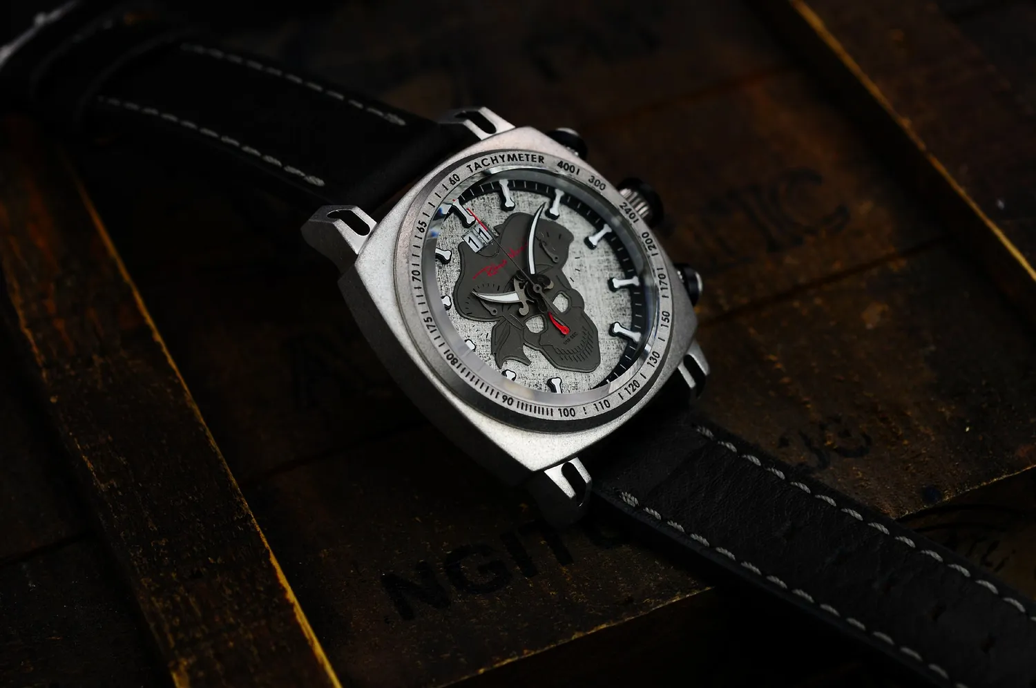 Ritmo Mundo Racer 2221/15 Pirate orologio cronografo 44mm argento