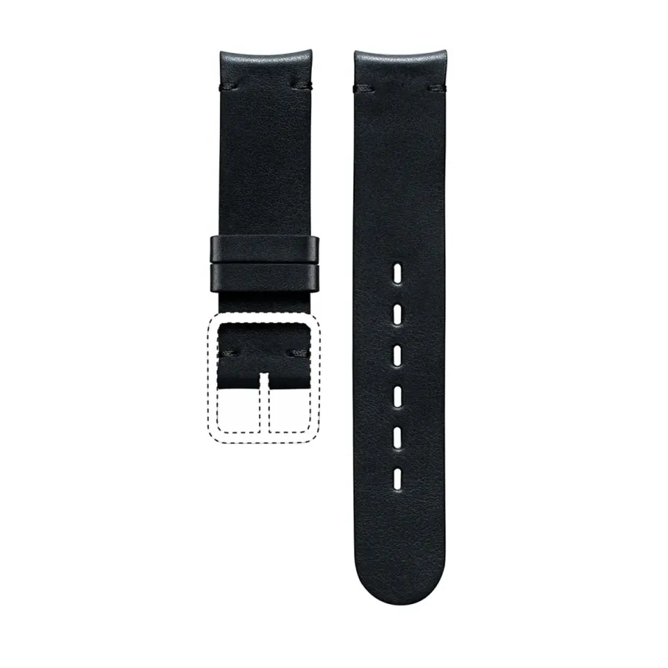 Ressence Type 1 Type 8 cinturino pelle liscia nera 20mm