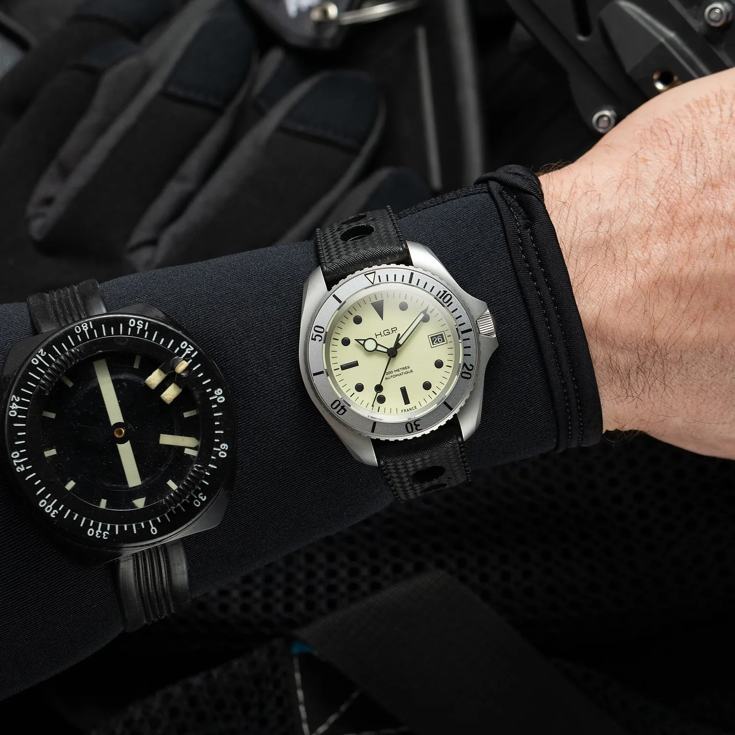 H.G.P. Night Diver ND2A orologio automatico acciaio 200M