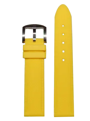 Ritmo Mundo Cinturino Gomma 23mm Giallo Battistrada