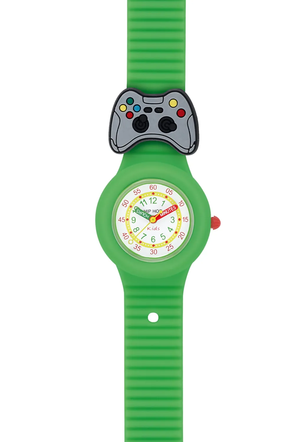 Hip Hop Pintastic HWU1318 orologio bambini verde silicone
