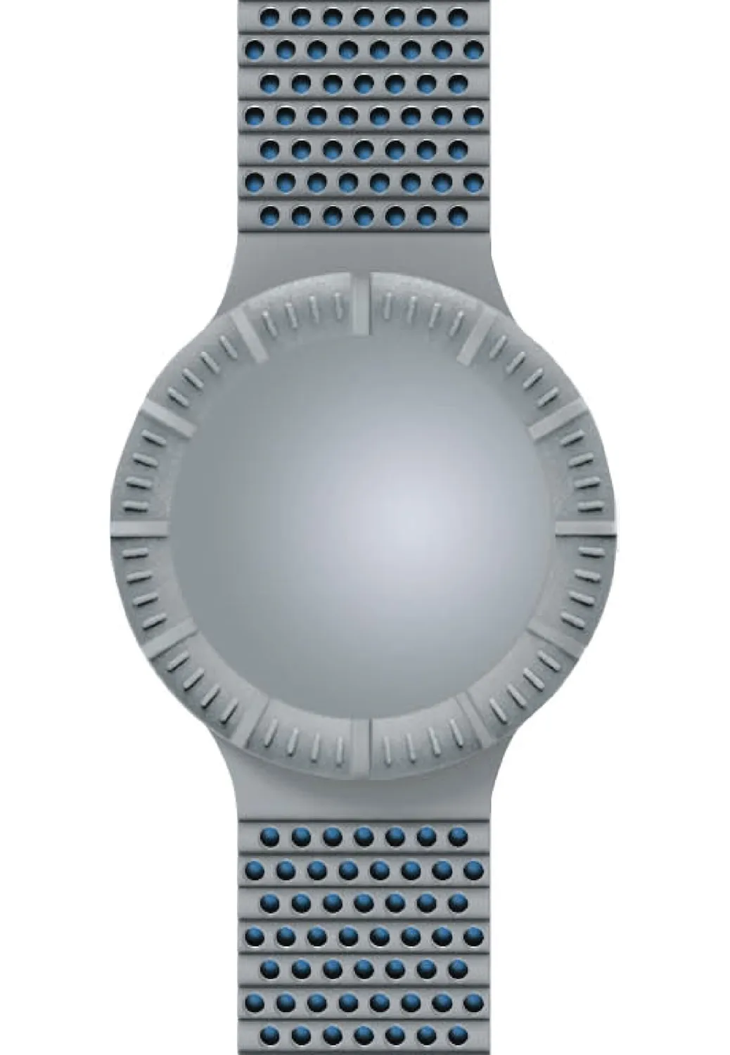 Hip Hop X Man orologio uomo silicone cassa 42mm