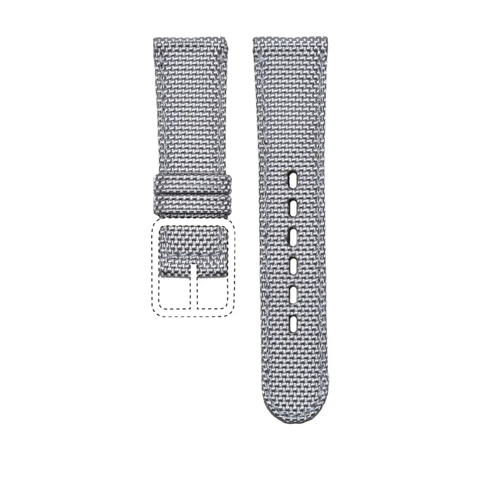 Ressence TYPE 9 cinturino sintetico grigio 20-18mm Regular