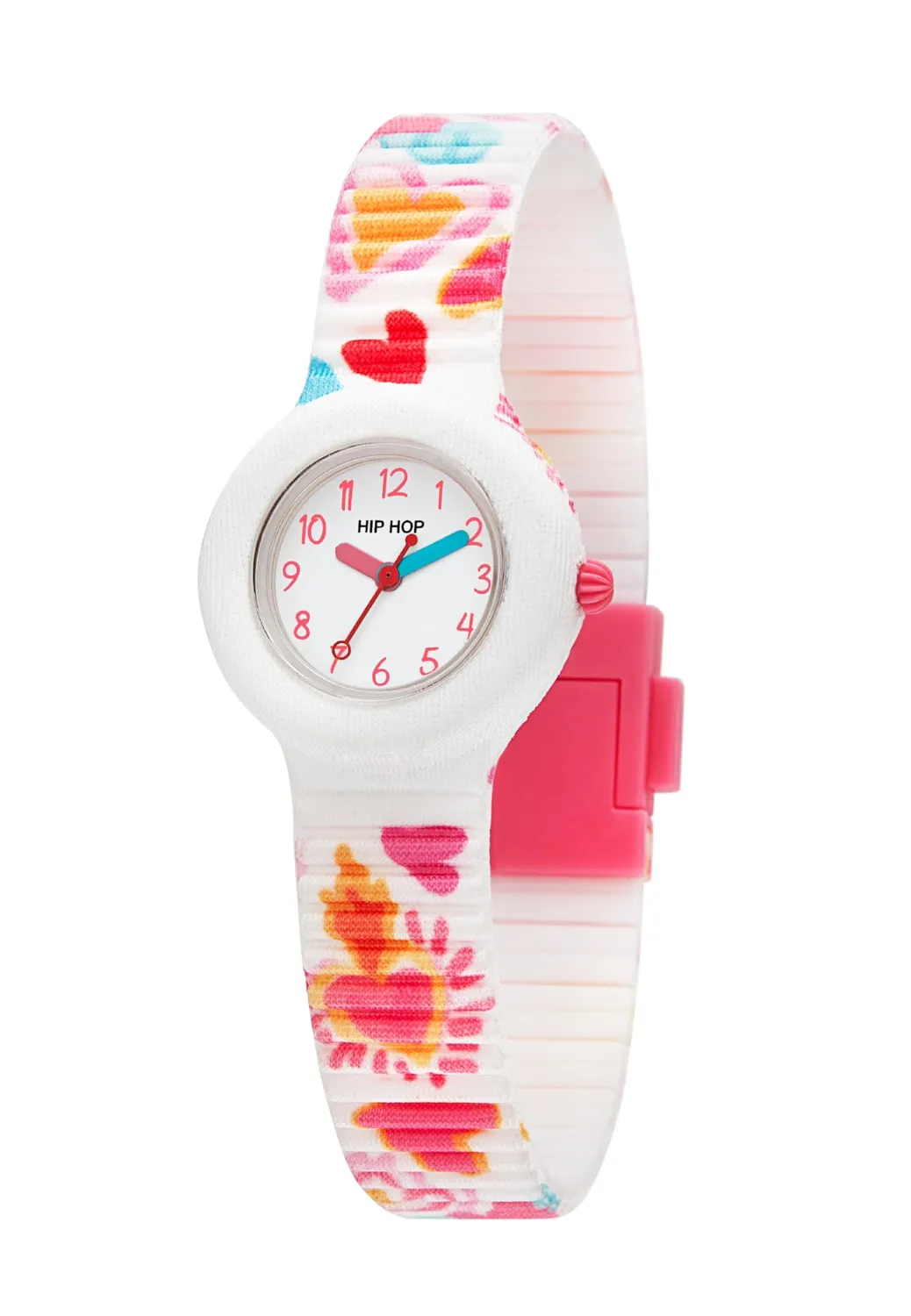 Hip Hop Kids Fun Color Heart orologio bambina silicone