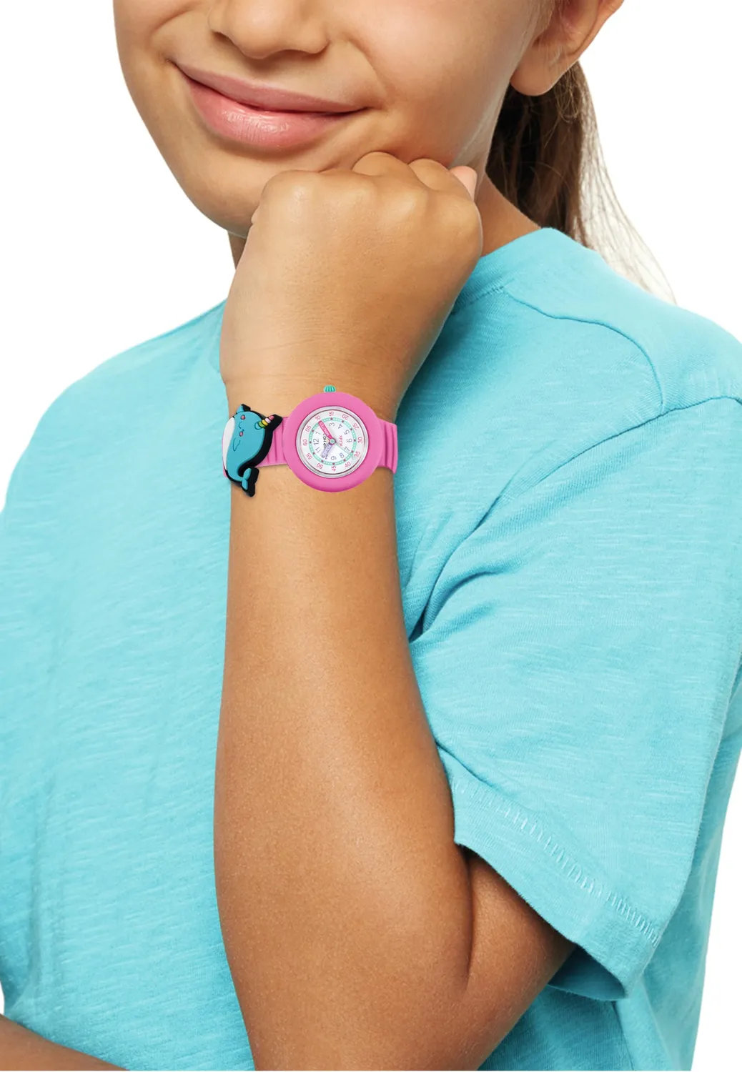 Hip Hop PinTastic! orologio bambini fucsia 32 mm pin