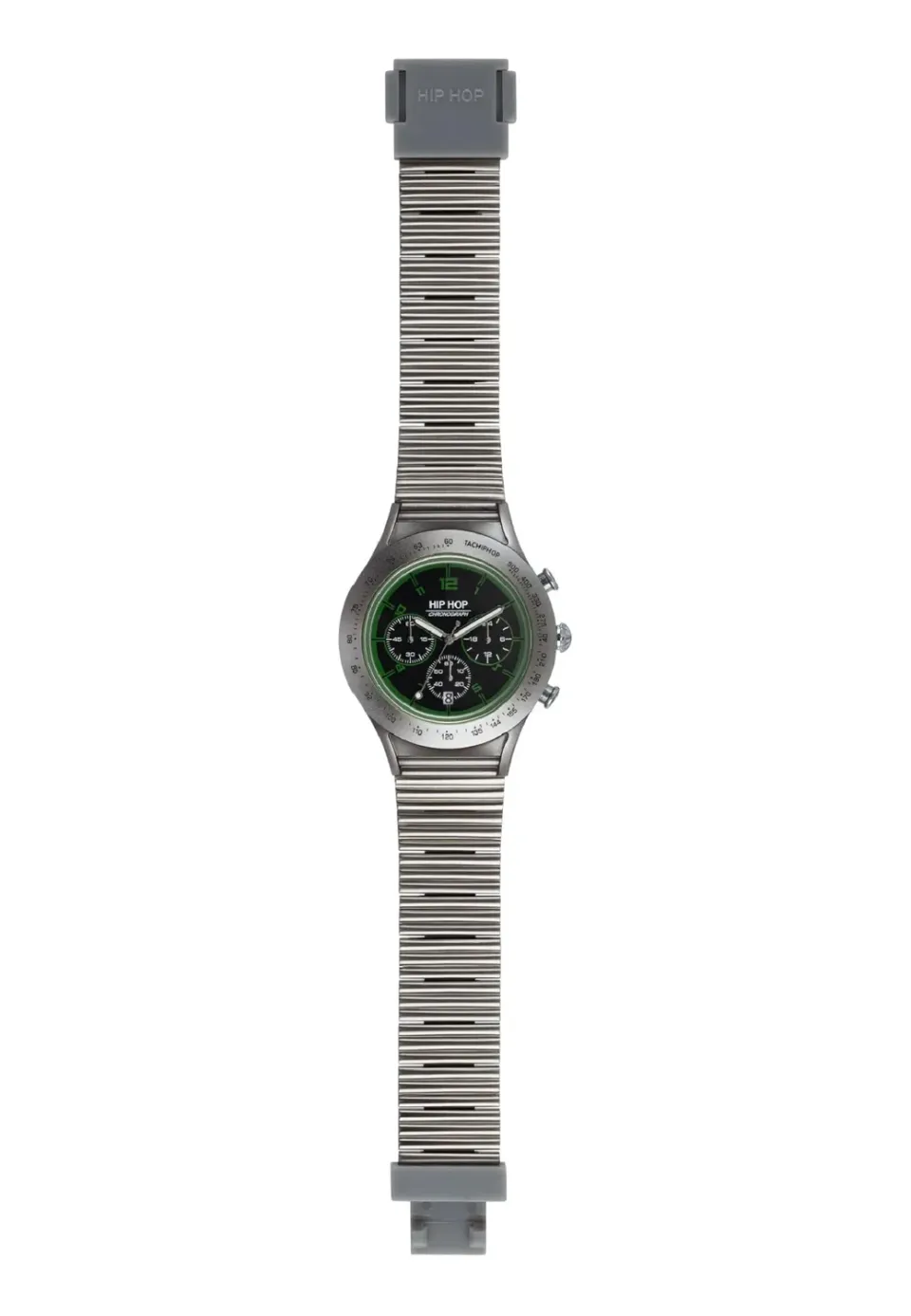 Hip Hop X Man HWU0731 orologio uomo alluminio crono argento