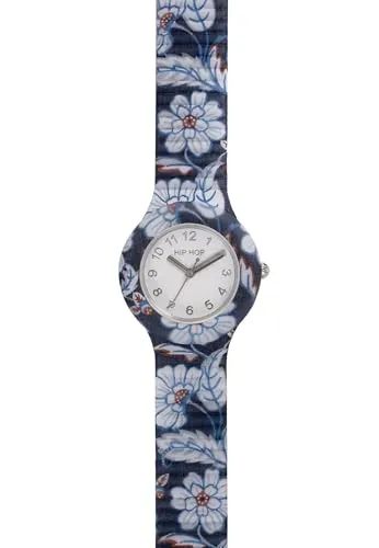 Hip Hop Winter Blossom orologio donna silicone fiori