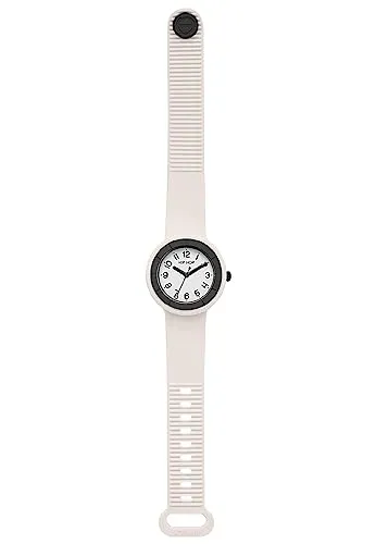 Hip Hop Hero.Dot Yang orologio donna beige silicone 34 mm