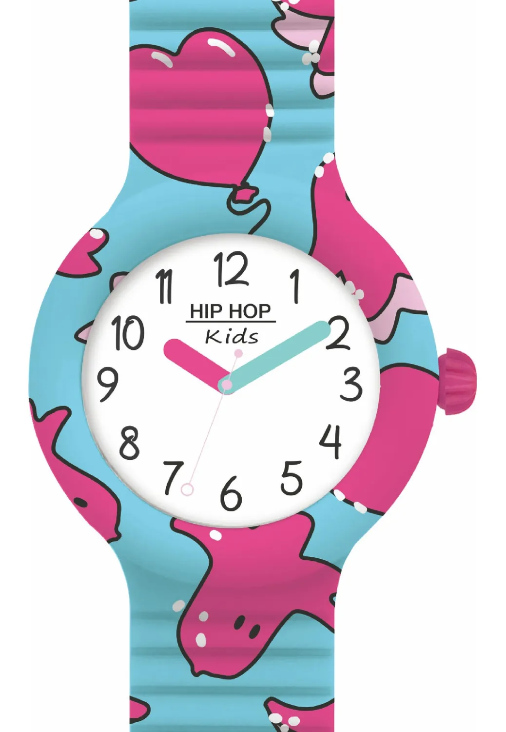 Hip Hop Kids Fun HWU1155 orologio bambina bianco tessuto