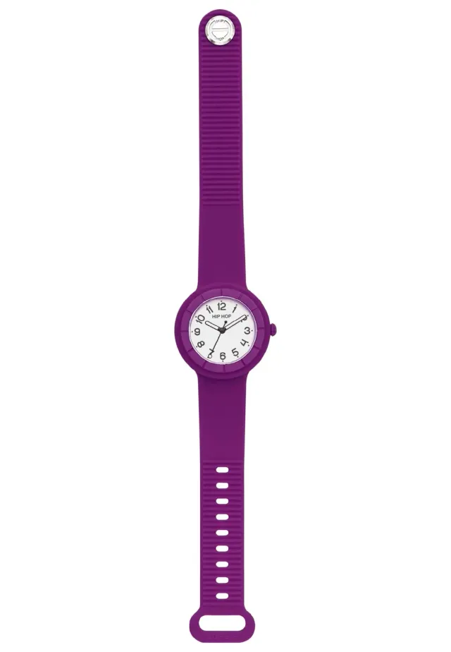Hip Hop Hero.Dot orologio donna viola silicone 34 mm
