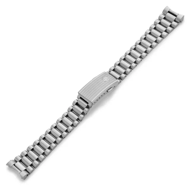 H.G.P. NSA 844 bracciale orologio acciaio 20 mm sabbiato