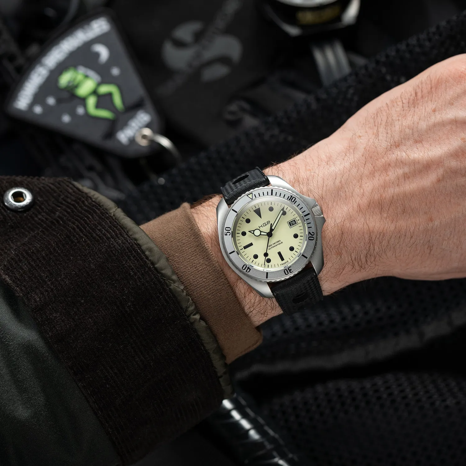 H.G.P. Night Diver ND2A orologio automatico acciaio 200M