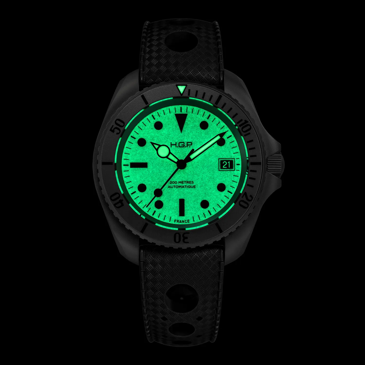 H.G.P. Night Diver ND2A orologio automatico acciaio 200M