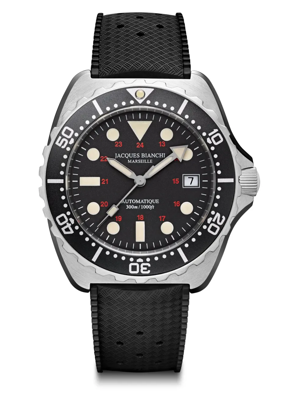 Jacques Bianchi JB300 Noire orologio sub nero PVD