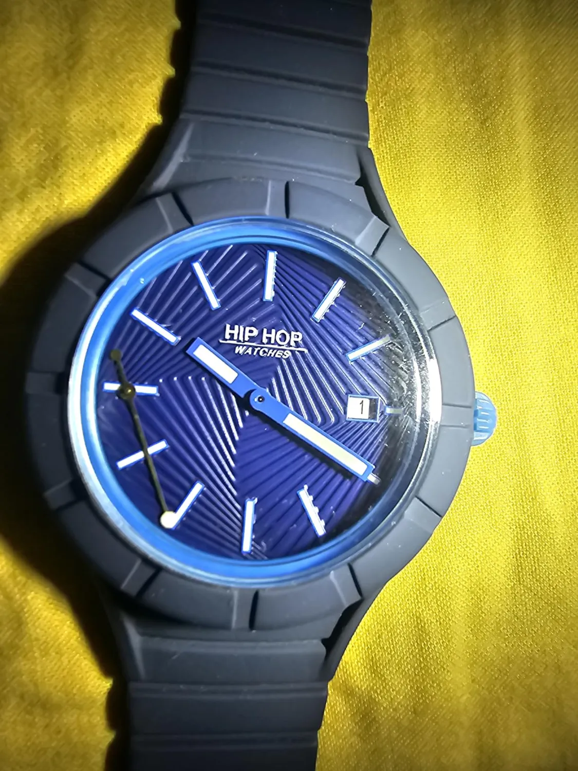 Hip Hop X-Man HWU1076 orologio uomo silicone nero