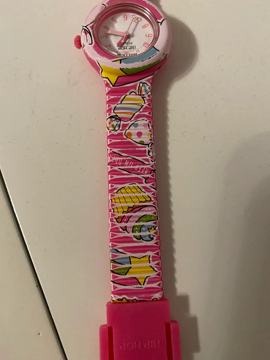 Hip Hop Kids Fun orologio bambina candy silicone rosa