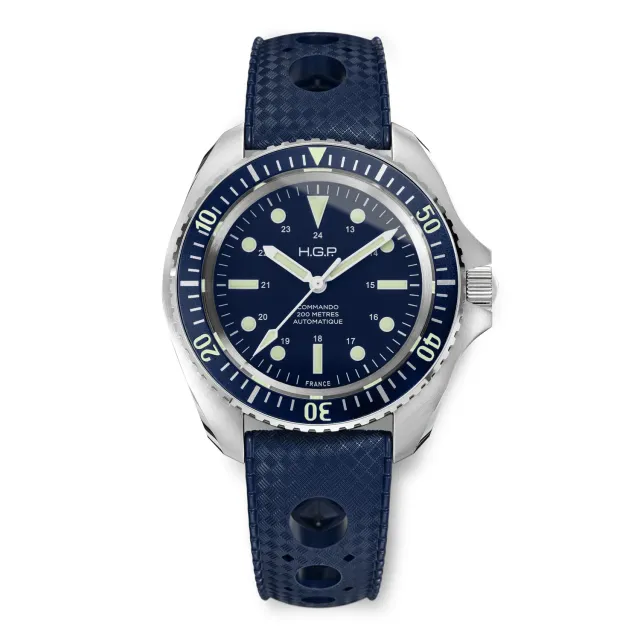 H.G.P. Diver Commando orologio automatico 42 mm blu