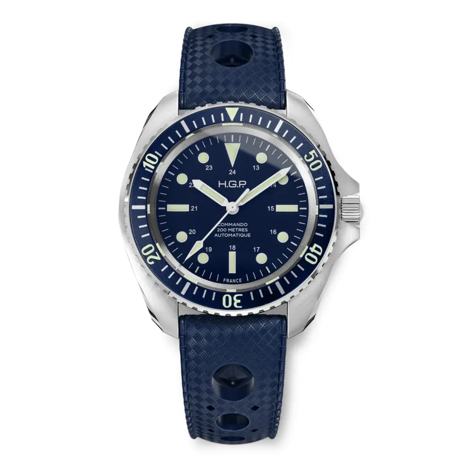 H.G.P. Diver Commando orologio automatico 42 mm blu