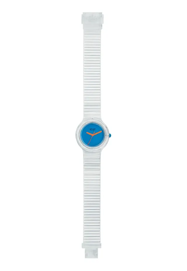 Hip Hop Hero 32 HWU0939 orologio donna silicone blu trasparente