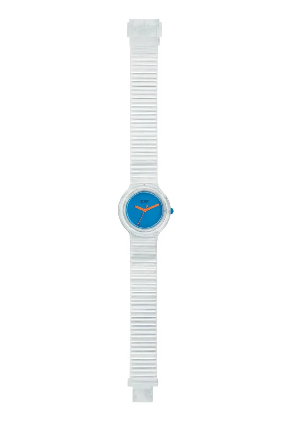 Hip Hop Hero 32 HWU0939 orologio donna silicone blu trasparente
