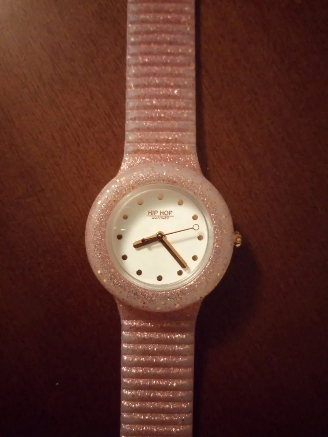 Hip Hop Sparkling Mania orologio donna glitter rose gold