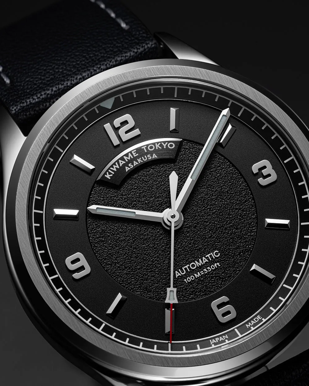 Kiwame Tokyo Iwao Sumi orologio da polso nero