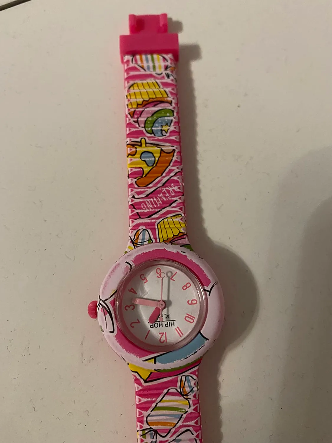 Hip Hop Kids Fun orologio bambina candy silicone rosa