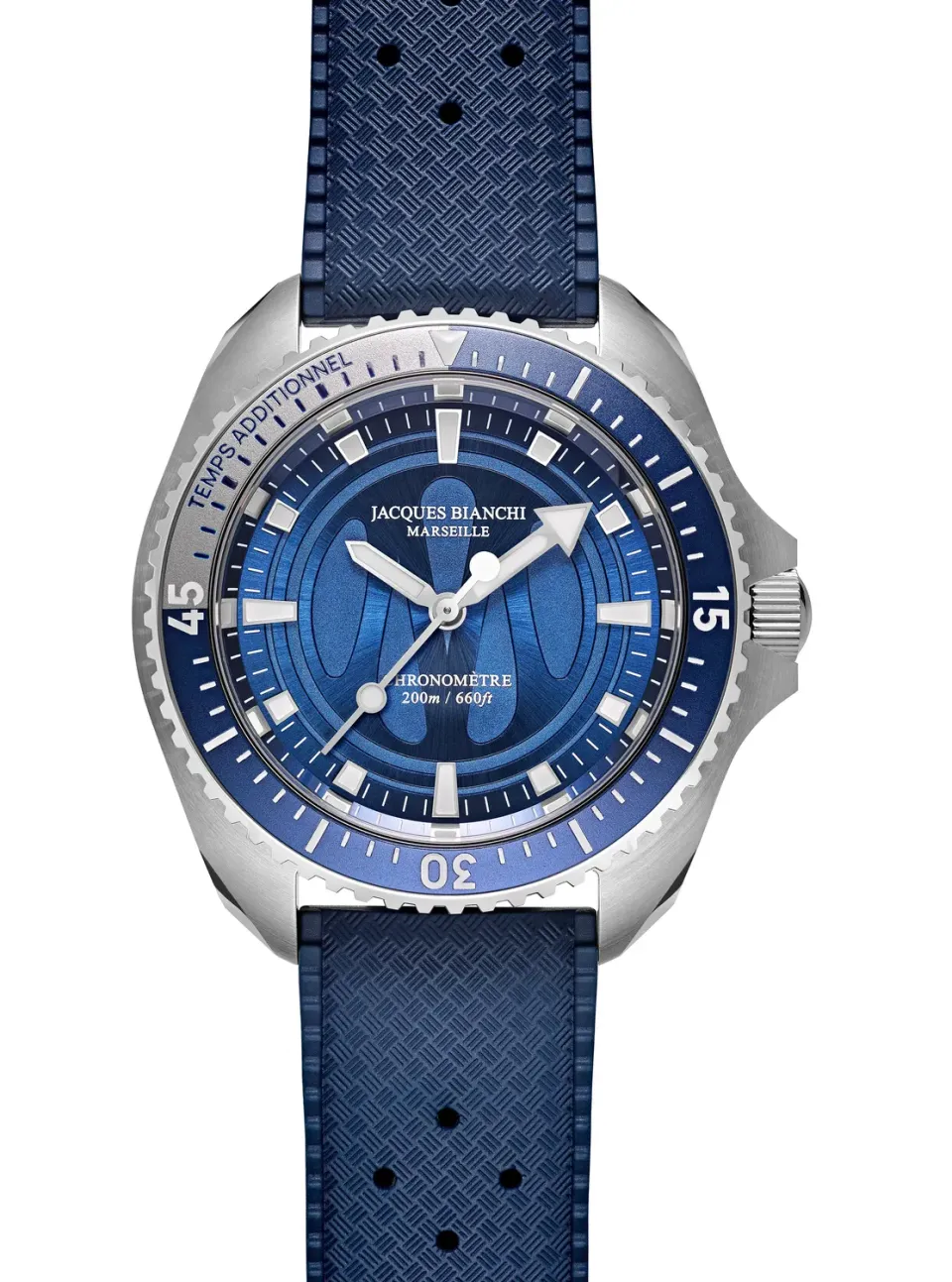 Jacques Bianchi OM200 orologio da polso blu ufficiale OM