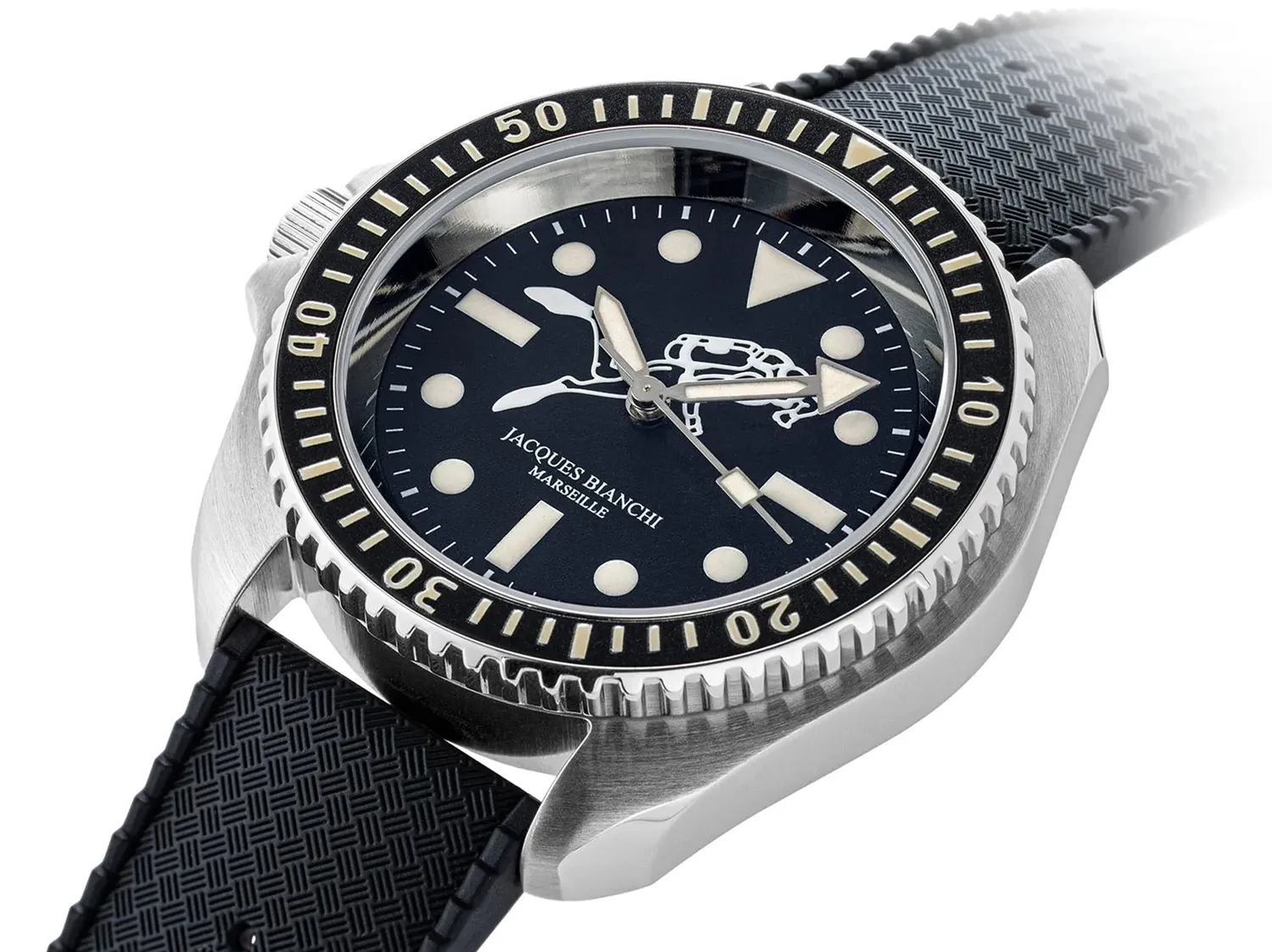 Jacques Bianchi JB200 Méduse orologio sub 42 mm