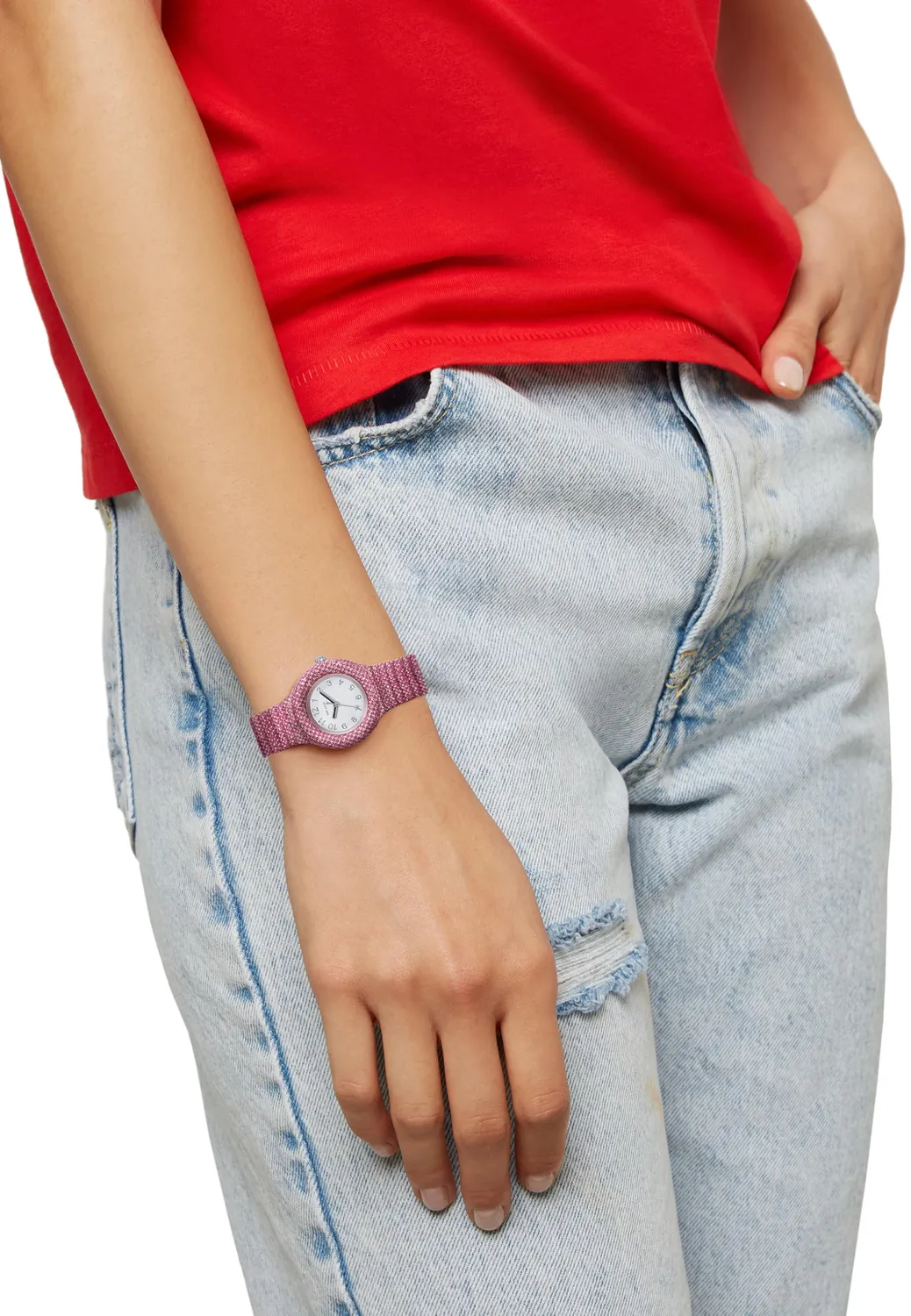 Hip Hop Shimmer Crush orologio donna lurex 32 mm