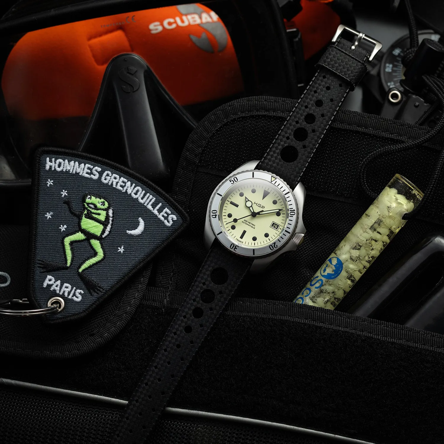H.G.P. Night Diver ND2A orologio automatico acciaio 200M