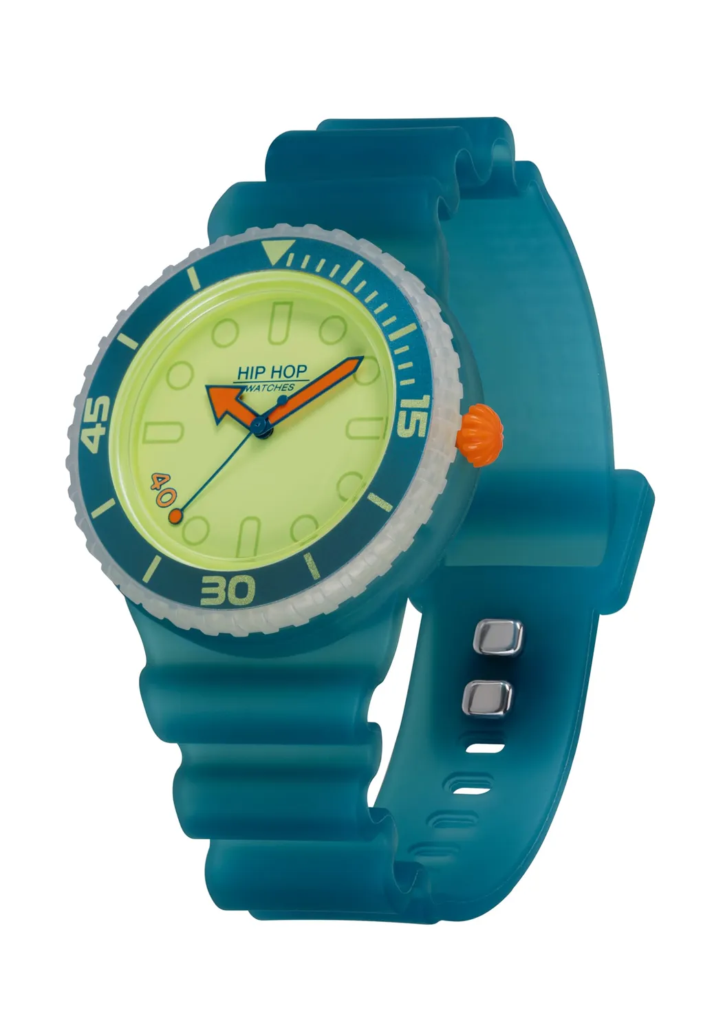 Hip Hop Master 40 orologio uomo 41 mm 2 cinturini silicone